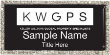(image for) Keller Williams GPS Silver Bling Silver Badge