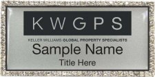 (image for) Keller Williams GPS Silver Bling Badge