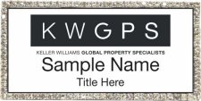 (image for) Keller Williams GPS Silver Bling White Badge