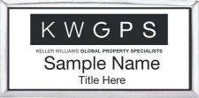 (image for) Keller Williams GPS Silver Executive White Badge