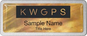 (image for) Keller Williams GPS Gold Mother of Pearl Pebbled Prestige Badge