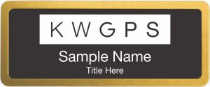 (image for) Keller Williams GPS Prestige Gold Anodized Badge