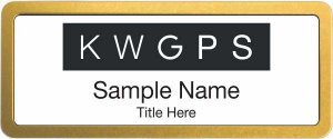 (image for) Keller Williams GPS Prestige Gold Anodized Badge