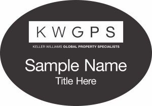 (image for) Keller Williams GPS Black Oval Badge