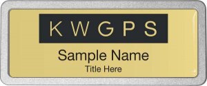 (image for) Keller Williams GPS Pebbled Prestige Gold Badge