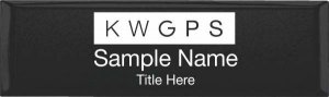 (image for) Keller Williams GPS Small Black Executive Badge