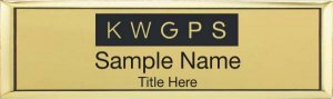 (image for) Keller Williams GPS Small Gold Executive Badge