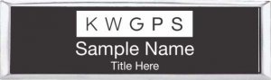 (image for) Keller Williams GPS Small Silver Executive Black Badge