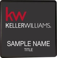 (image for) Keller Williams KW Black Square Executive Black Badge