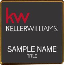 (image for) Keller Williams KW Gold Square Executive Black Badge