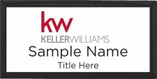 (image for) Keller Williams KW Black Executive White Badge