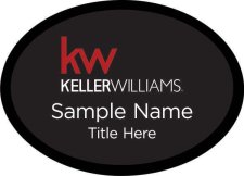 (image for) Keller Williams KW Black Oval Executive Badge