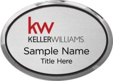 (image for) Keller Williams KW Silver Oval Executive Badge