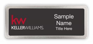 (image for) Keller Williams KW Prestige Satin Anodized Black Badge