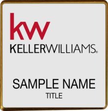 (image for) Keller Williams KW Gold Square Executive Silver Badge