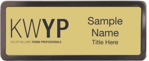 (image for) Keller Williams Young Professionals Black Chrome Gold Badge