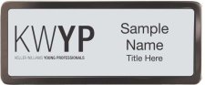 (image for) Keller Williams Young Professionals Black Chrome Silver Badge