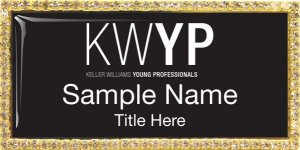 (image for) Keller Williams Young Professionals Gold Bling Black Badge