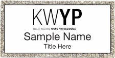 (image for) Keller Williams Young Professionals Silver Bling White Badge