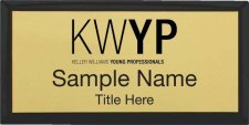 (image for) Keller Williams Young Professionals Black Executive Gold Badge