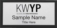 (image for) Keller Williams Young Professionals Black Executive Silver Badge