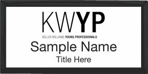 (image for) Keller Williams Young Professionals Black Executive White Badge