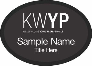 (image for) Keller Williams Young Professionals Black Oval Executive Badge