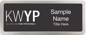 (image for) Keller Williams Young Professionals Prestige Satin Anodized Black Badge