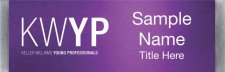 (image for) Keller Williams Young Professionals Small Meridian Purple Badge