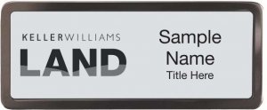 (image for) Keller Williams Land Black Chrome badge