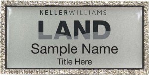 (image for) Keller Williams Land Silver Bling Badge