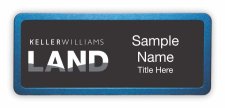 (image for) Keller Williams Land Prestige Blue Anodized badge