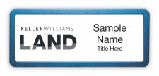 (image for) Keller Williams Land Prestige Blue Anodized badge