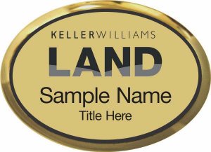 (image for) Keller Williams Land Gold Oval Executive Badge