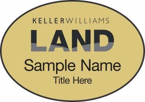 (image for) Keller Williams Land Gold Oval Badge