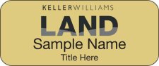 (image for) Keller Williams Land Standard Gold Badge