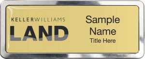 (image for) Keller Williams Land Polished Prestige Gold Badge