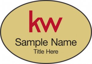 (image for) KW Logo Gold Oval Badge