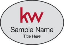 (image for) KW Logo Silver Oval Badge