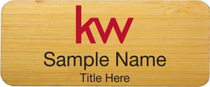 (image for) KW Logo Bamboo Badge