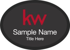 (image for) KW Logo Black Oval Executive Black Badge