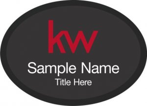 (image for) KW Logo Black Oval Executive Black Badge