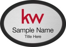 (image for) KW Logo Black Oval Executive Silver Badge