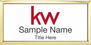 (image for) KW Logo Gold Executive White Badge