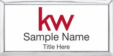 (image for) KW Logo Silver Executive White Badge