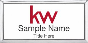 (image for) KW Logo Silver Executive White Badge