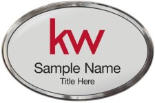 (image for) KW Logo Silver Oval Polished Prestige Silver Badge