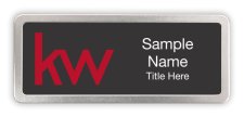 (image for) KW Logo Prestige Satin Anodized Black Badge