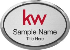 (image for) KW Logo Silver Oval Executive Silver Badge