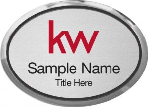 (image for) KW Logo Silver Oval Executive Silver Badge